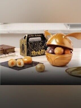 Tim Hortons x Harry Potter Golden Snitch Timbit Bucket Wizard Collectible